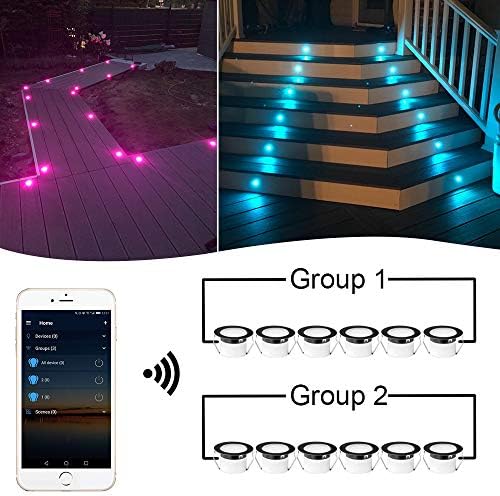 FVTLED WiFi Deck Light Kit RGBW 50pcs Voice Control