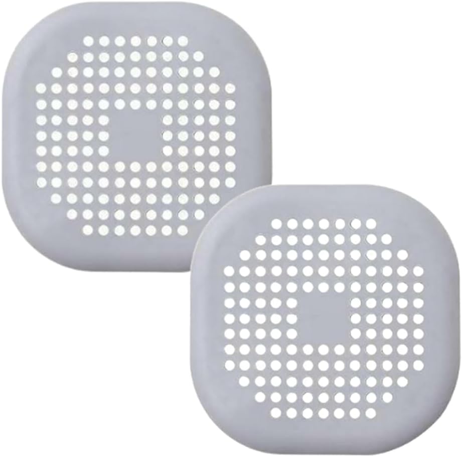 WELANGBN Square Hair Catcher with Suction Cup 2 Pack