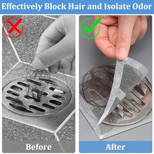 TORIHIKI Disposable Drain Hair Catcher 50 Pcs