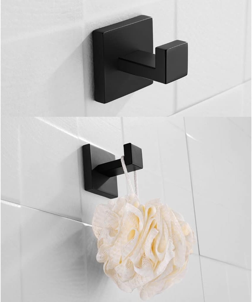 ANNBKA Matte Black Bathroom Accessories Set 1