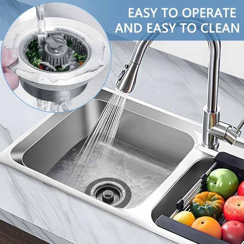 3 in 1 Kitchen Sink Drain Strainer 2 Pack
