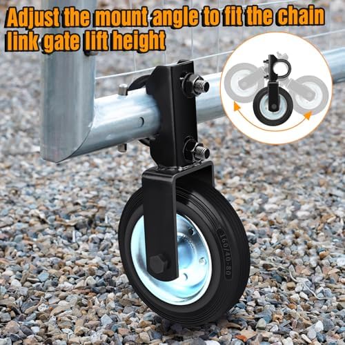 MOFEEZ Gate Wheel Set of 2 for Metal Swing Gates