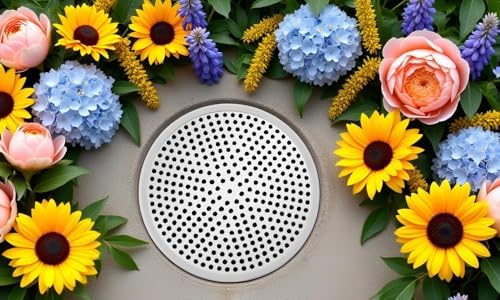 Vastland Shower Drain Hair Catcher - Stainless Steel Cover for Bathtub and Sink