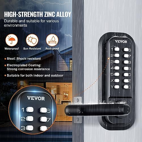 VEVOR Keyless Entry Door Lock with 14 Digit Keypad