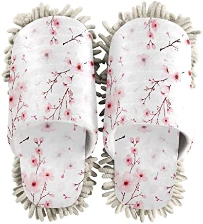 DOMIKING Mop House Slippers for Women and Men 1