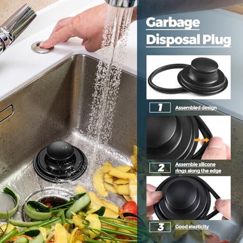 Mudder 3 Pcs Stainless Steel Sink Strainer Set