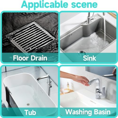 30 Pack Disposable Hair Catcher for Drains and Sinks