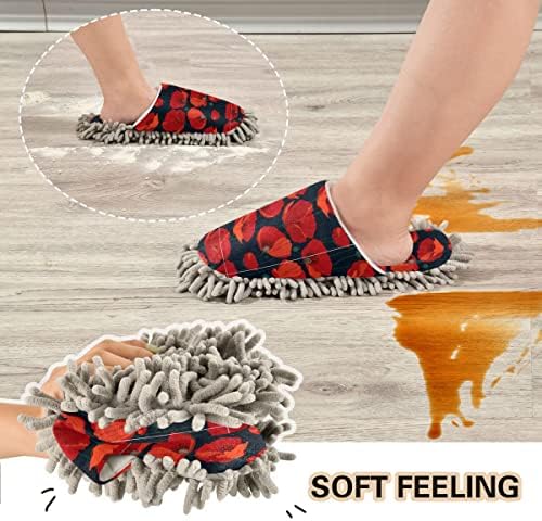DOMIKING Mop Slippers for Easy Floor Cleaning