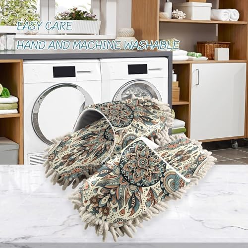 Zhirexin Mandala Pattern Cleaning Slippers 1