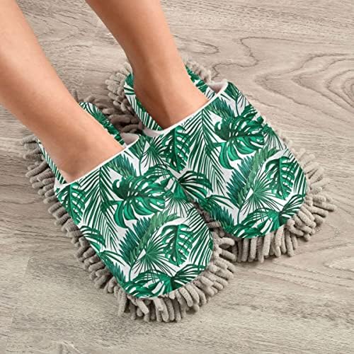 DOMIKING Mop Slippers with Microfiber Sole for Cleaning 1