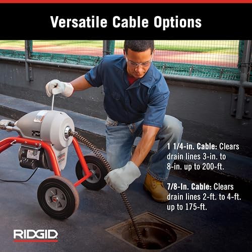 RIDGID 23717 K-1500B Sectional Drain Cleaner