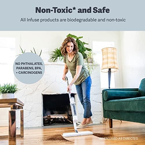 Casabella Infuse 3-Pack Reusable Mop Pad Refills