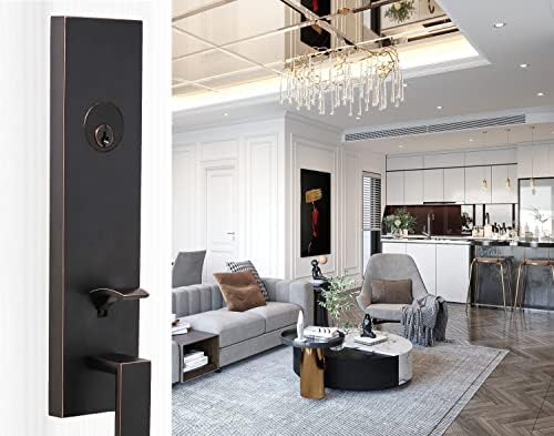 Weslock Leighton Entry Handle Oil Rubbed Bronze