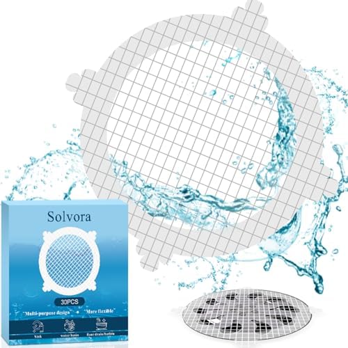 30 Pack Disposable Hair Catcher for Drains and Sinks