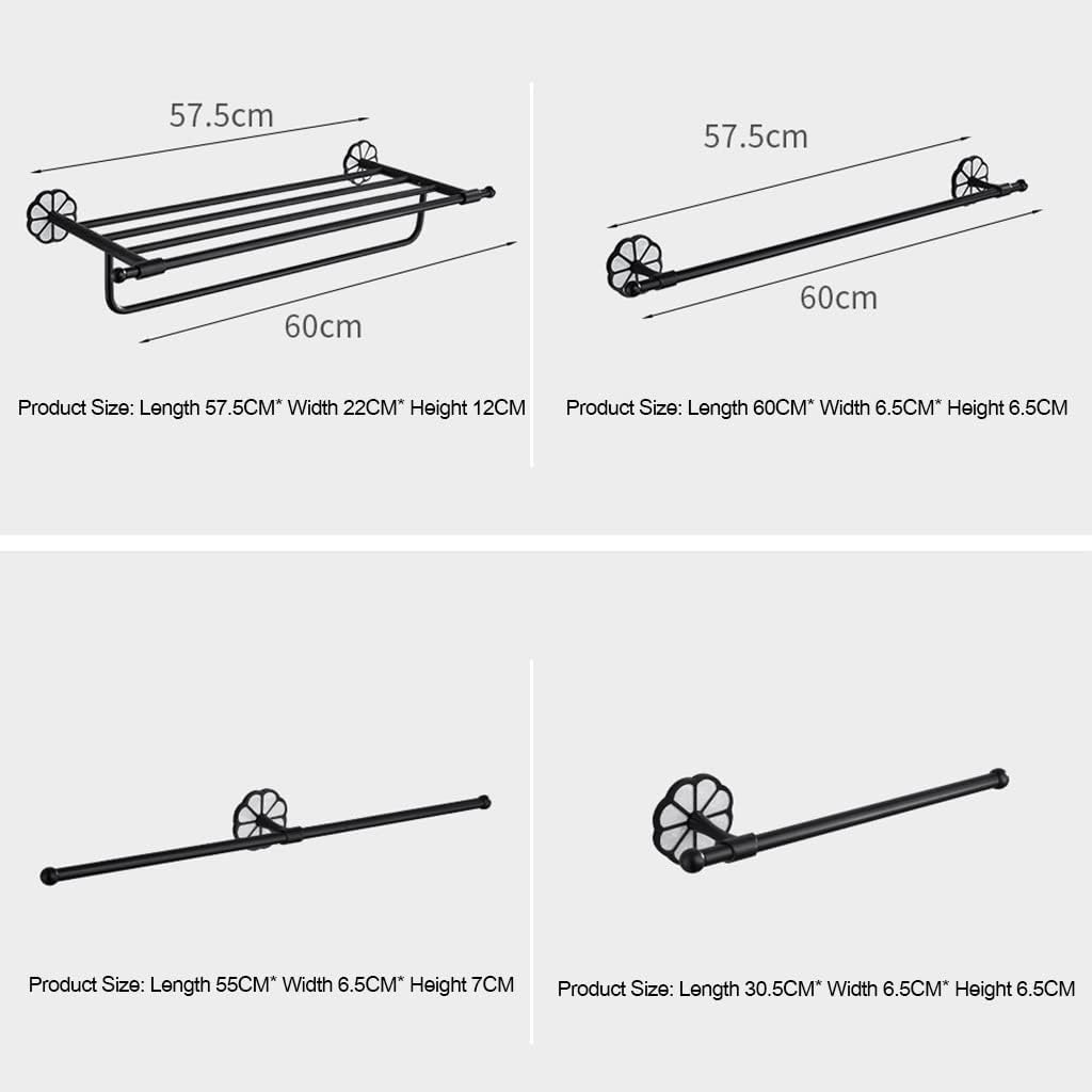 ANNBKA Brass Towel Bar Wall Mounted