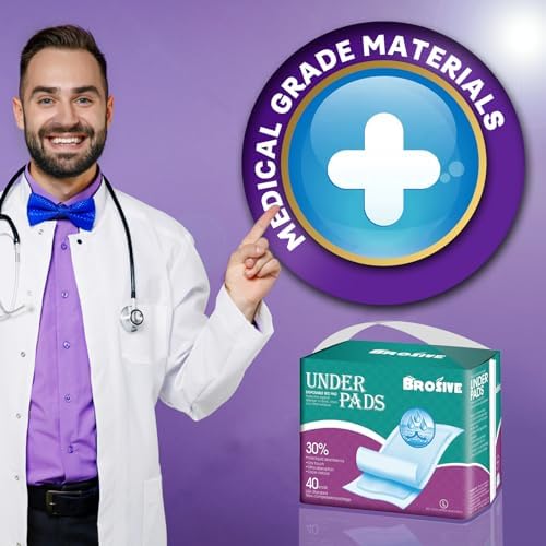 Brosive 23x36 Disposable Bed Pads 40 Count