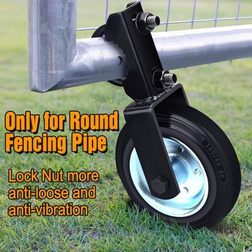 MOFEEZ Gate Wheel Set of 2 for Metal Swing Gates