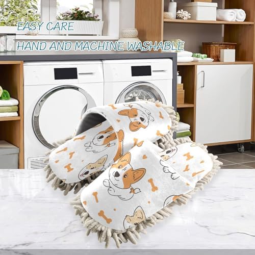 Zhirexin Cartoon Cute Dogs Cleaning Slippers