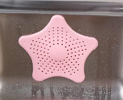 4 PCS Starfish Hair Catcher for Bath and Kitchen Drain