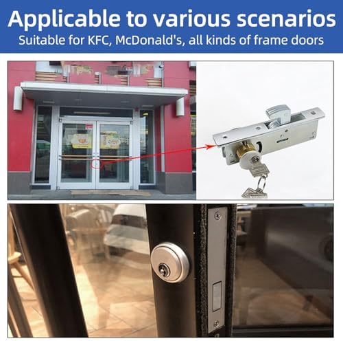 TTSITG Storefront Mortise Hook Deadbolt Lock