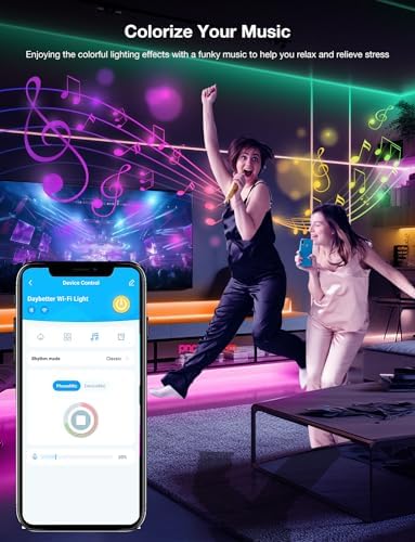 DAYBETTER Smart WiFi LED Strip Lights 50ft2