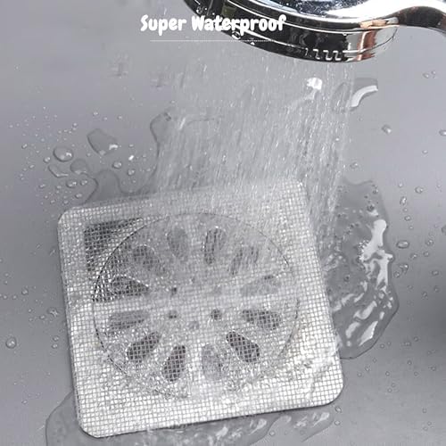 25pcs 4 X 4 Disposable Shower Drain Cover