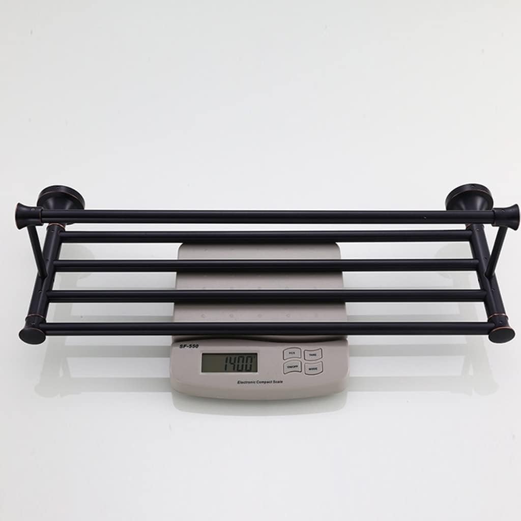 ANNBKA Black Bronze Towel Bar Wall-Mounted Bathroom Holder