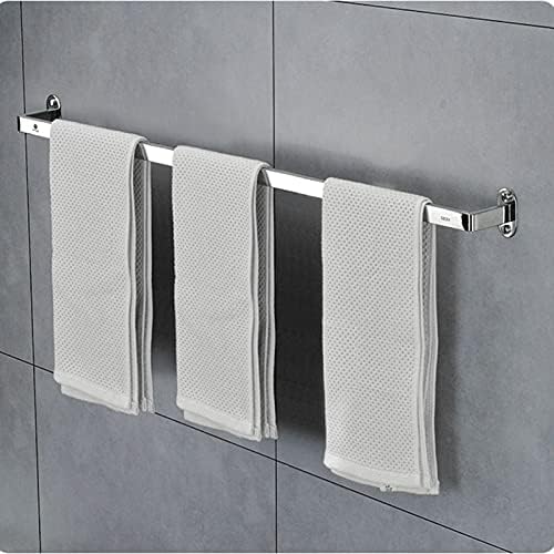 TiStm Towel Rack - 40Cm Brushed Finish Wall Mounted