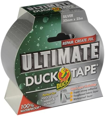 Shure Ultimate Duck Tape 25m Silver 50mm Width