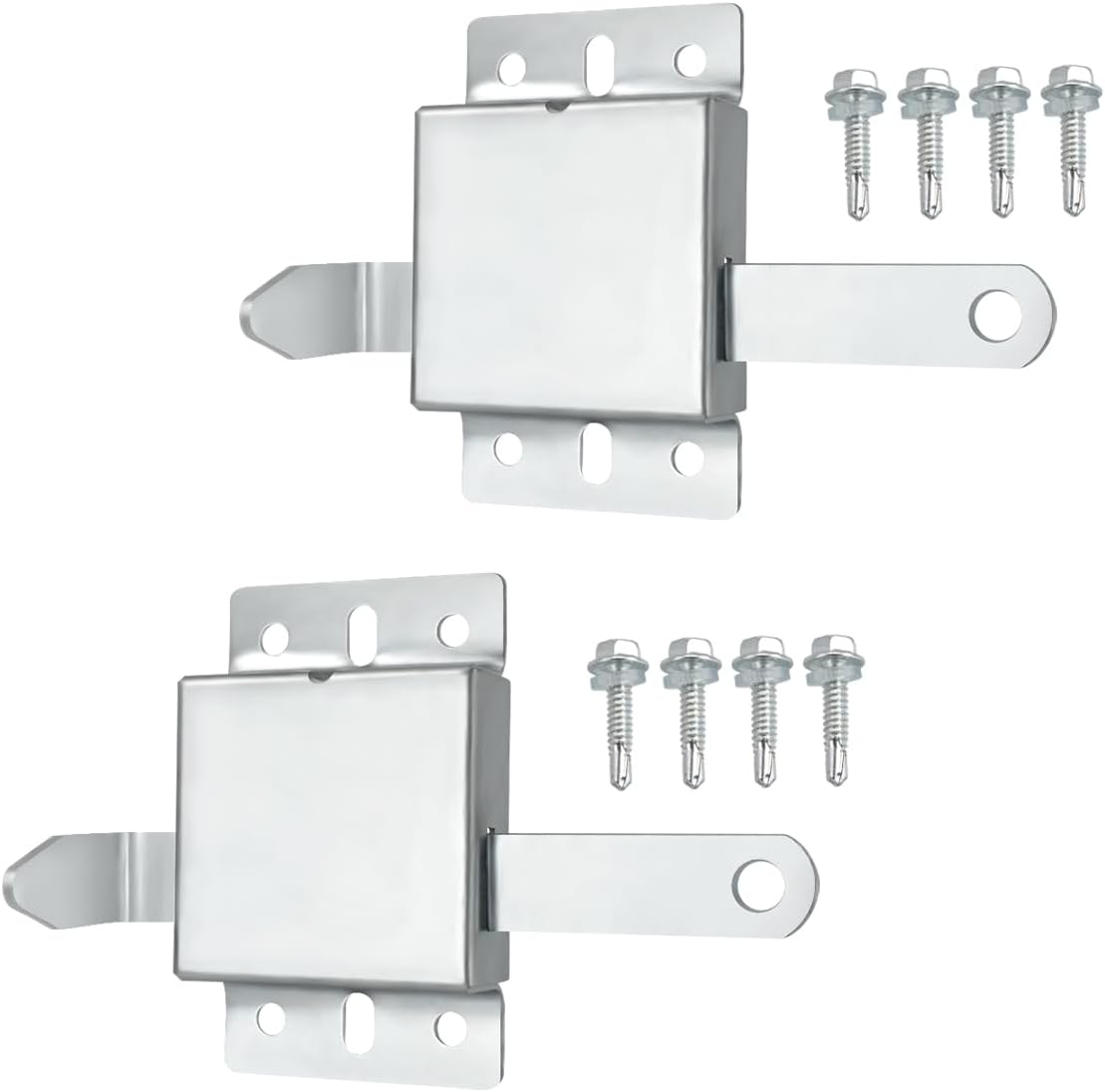 Garage Door Side Lock Inside Deadlock 2-Pack