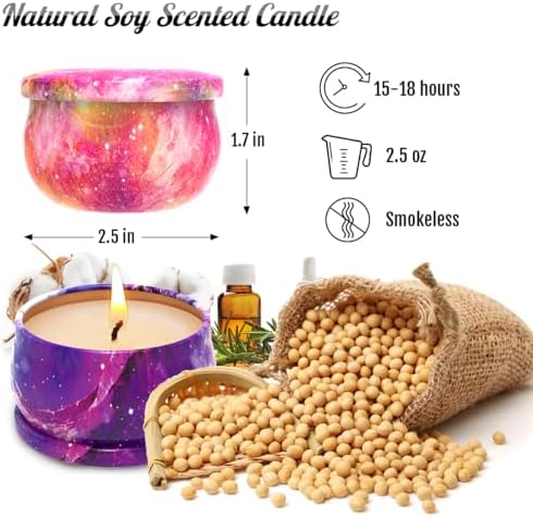 Starry Sky Scented Candle Set 3 Pack