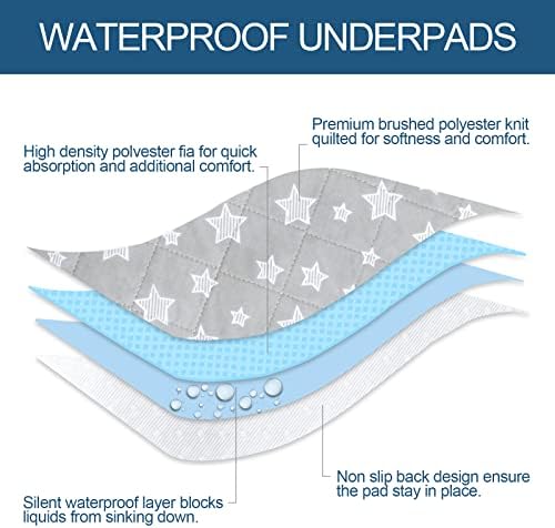 Moonsea Waterproof Bed Pads for Dogs and Seniors 2 Pack