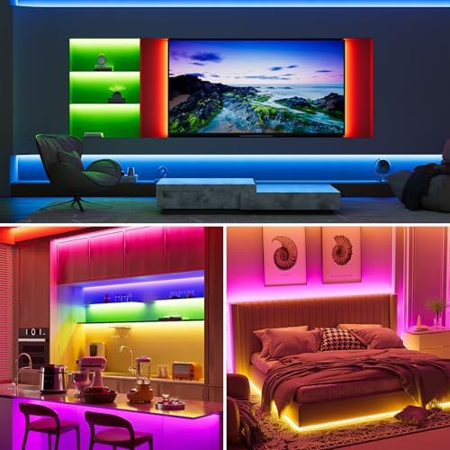 MIWISE 20ft RGB COB LED Strip Light DC24V Dimmable