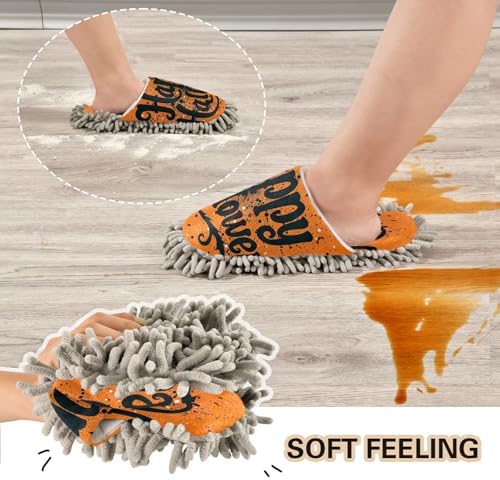 Zhirexin Halloween Kitchen Cleaning Slippers