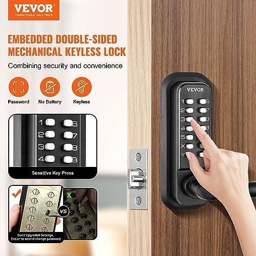 VEVOR Keyless Entry Door Lock with 14 Digit Keypad