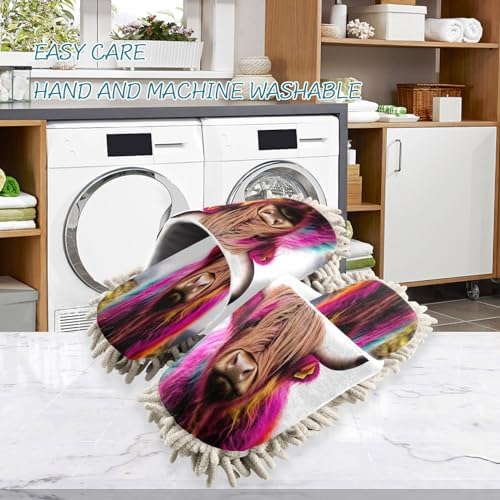 Zhirexin Colored Mopping Slippers Microfiber