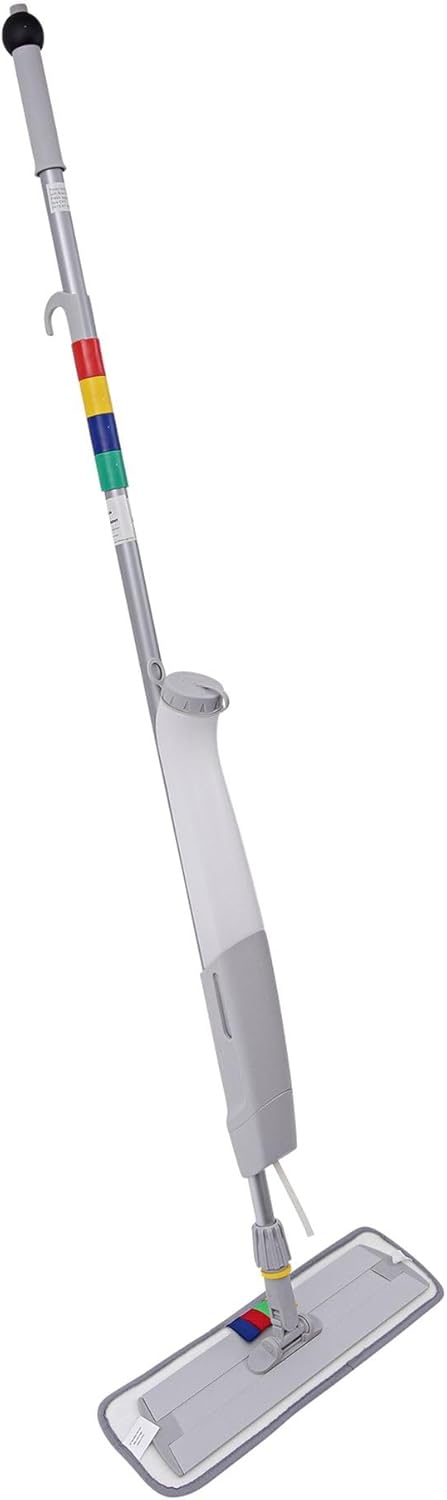 Boardwalk 59 in Bucketless Microfiber Mop Kit - Gray