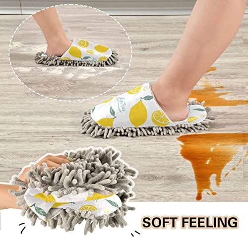 DOMIKING Floor Cleaning Slippers for Women and Men