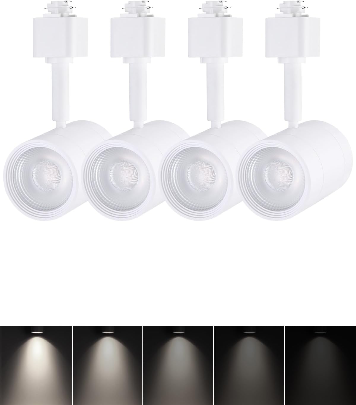 LEONLITE 4-Pack 85W LED Track Light Heads