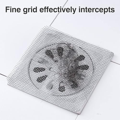 JESOT 12 Pcs Disposable Shower Hair Catcher Stickers