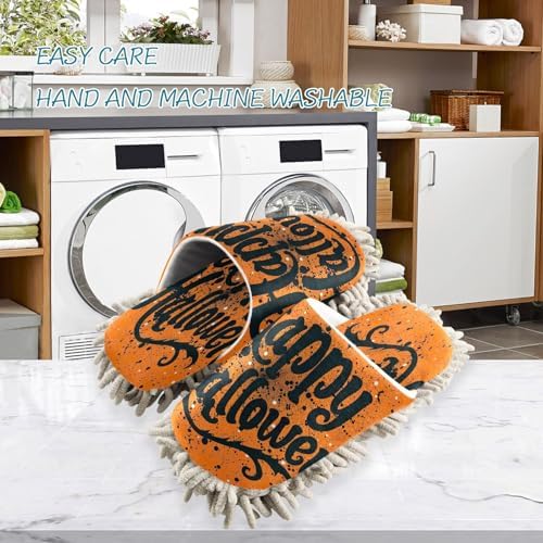 Zhirexin Halloween Kitchen Cleaning Slippers