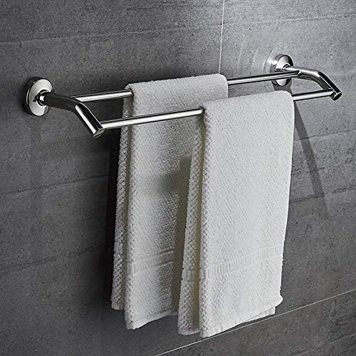 BOCbco Double Towel Rail 30cm Stainless Steel Bathroom Holder