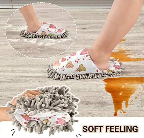 DOMIKING Mopping Slippers with Microfiber Sole 1