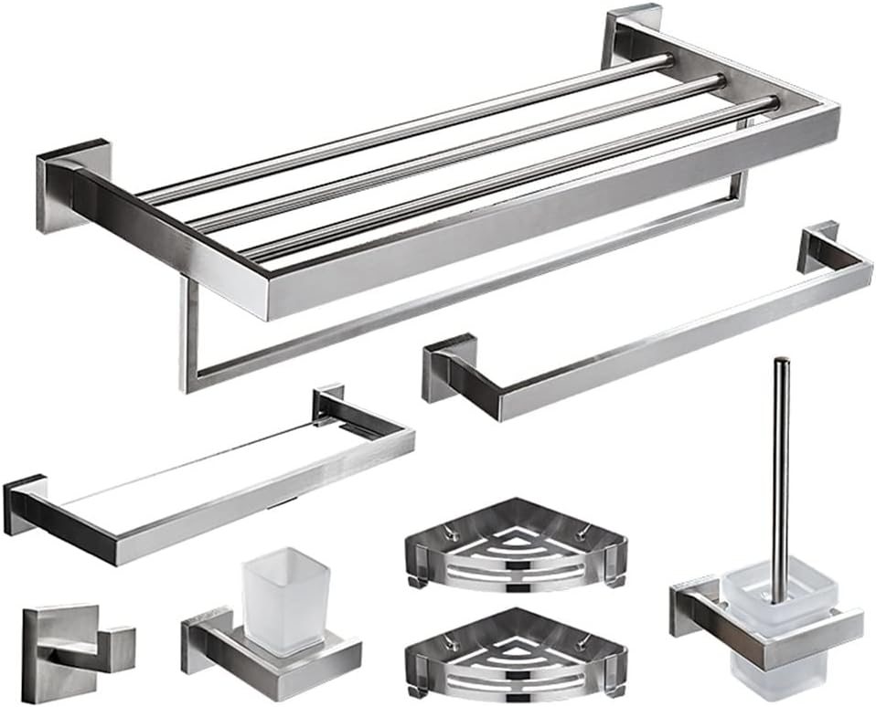 Modern Stainless Steel Bathroom Hardware Set