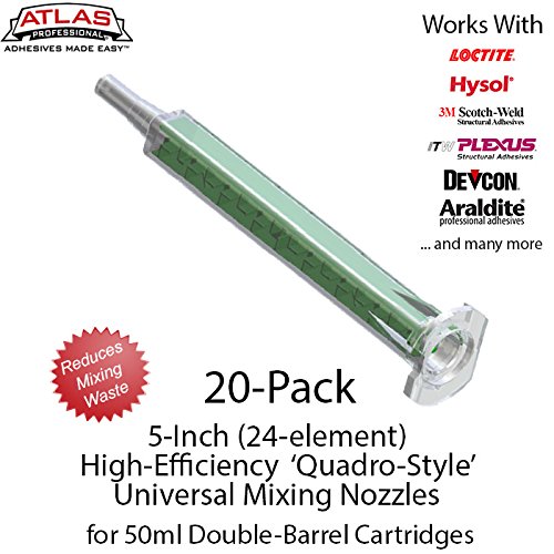 Atlas Pro Square Quadro Mixing Nozzle Tips 20 Pack