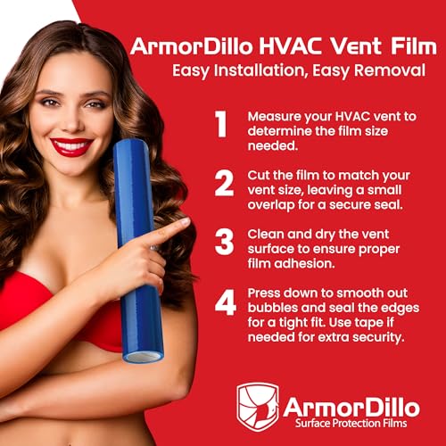 ArmorDillo HVAC Vent Film Duct Masking Tape 12 x 185