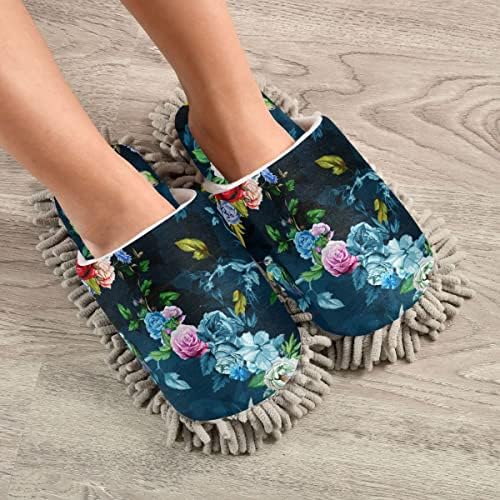 DOMIKING Mopping Slippers with Microfiber Bottom
