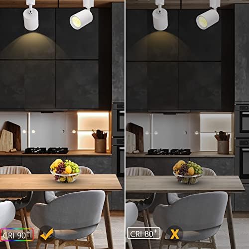 VANoopee 10W Dimmable LED Track Light Heads Pack of 8