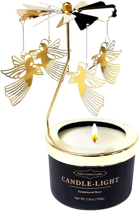Kellys Custom Candles Angel Rotating Scented Candle