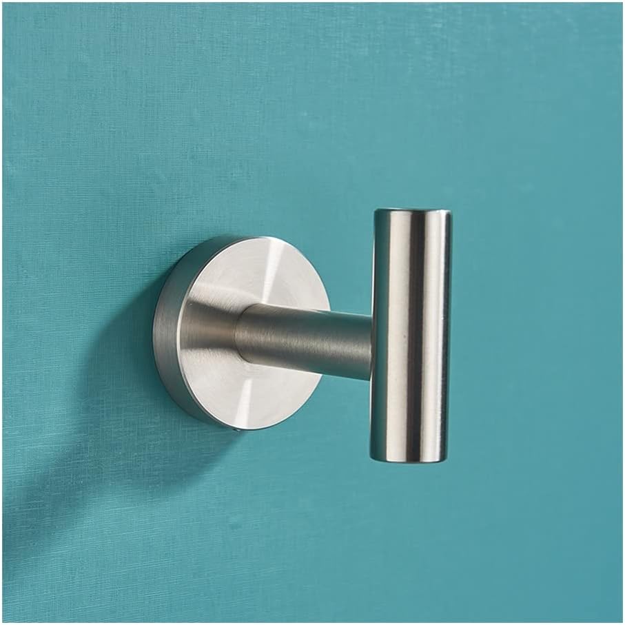 ANNBKA Bathroom Hardware Towel Bar Set with Robe Hook and Shelf